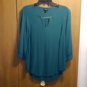 Torrid dress top teal green
